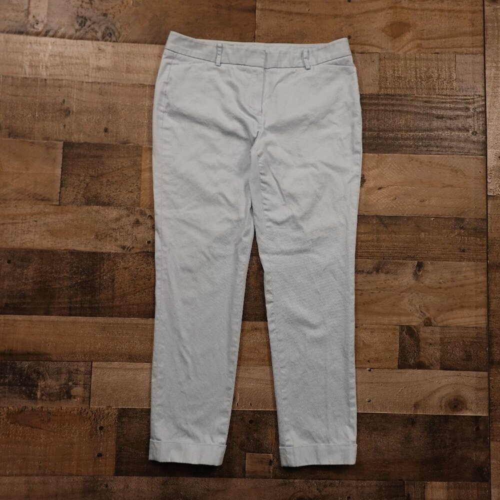 Brooks Brothers Natalie Fit Dress Pants Women’s 8 Light Blue‎ Stretch Office